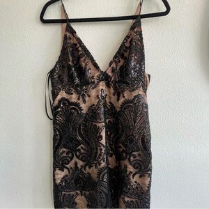 Free People Black Lace Dress